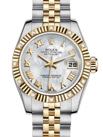 Rolex Lady-Datejust 26 179313-white mother-of-pearl Watch - 179313-white-mother-of-pearl-1.jpg - mier