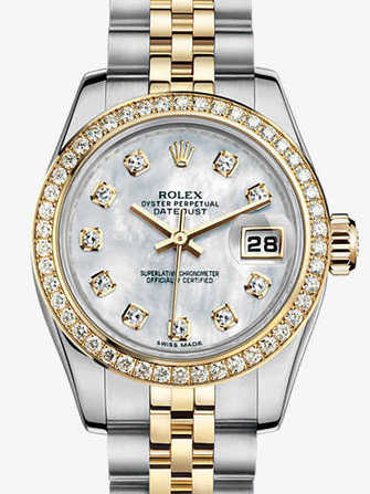 นาฬิกา Rolex Lady-Datejust 26 179383-yellow gold & diamonds - 179383-yellow-gold-diamonds-1.jpg - mier