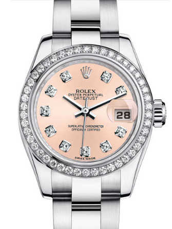 Rolex Lady-Datejust 26 179384-pink & diamonds 腕表 - 179384-pink-diamonds-1.jpg - mier