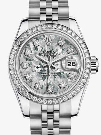 Rolex Lady-Datejust 26 179384-silver & diamonds 腕表 - 179384-silver-diamonds-1.jpg - mier