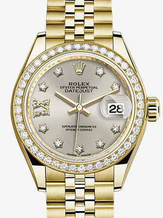Montre Rolex Lady-Datejust 28 279138rbr-yellow gold & diamonds - 279138rbr-yellow-gold-diamonds-1.jpg - mier
