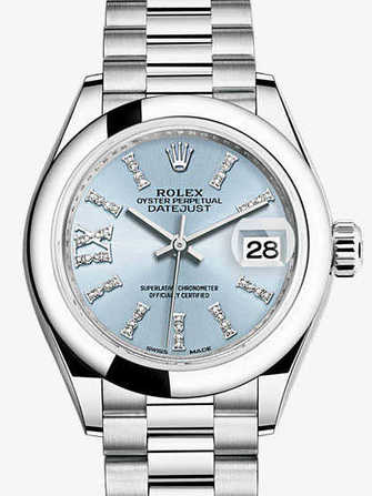 Rolex Lady-Datejust 28 279166-blue Watch - 279166-blue-1.jpg - mier