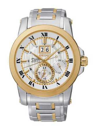 Montre Seiko Premier Kinetic Perpetual 7D56 SNP094P1 - snp094p1-1.jpg - mier