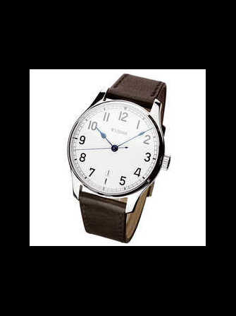 Stowa Marine Automatic White, Black Leather Strap Watch - automatic-white-black-leather-strap-1.jpg - mier