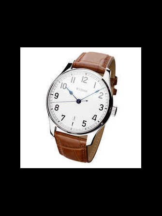 Stowa Marine Automatic White, Middle Brown Croco Strap 腕時計 - automatic-white-middle-brown-croco-strap-1.jpg - mier