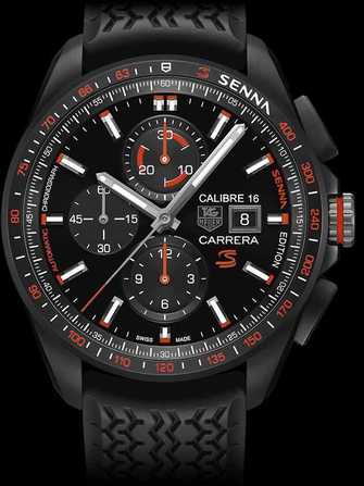 TAG Heuer Carrera 100M Calibre 16 Day-Date Automatic Chronograph Black Version CBB2080.FT6042 Watch - cbb2080.ft6042-1.jpg - mier