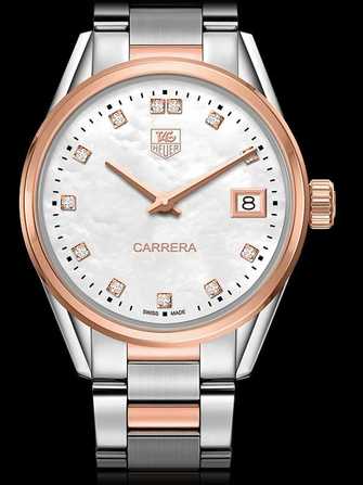 นาฬิกา TAG Heuer Carrera Steel, Diamond & Rose Gold WAR1352.BD0779 - war1352.bd0779-1.jpg - mier