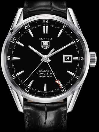 Montre TAG Heuer Carrera Calibre 7 Twin Time WAR2010.FC6266 - war2010.fc6266-1.jpg - mier