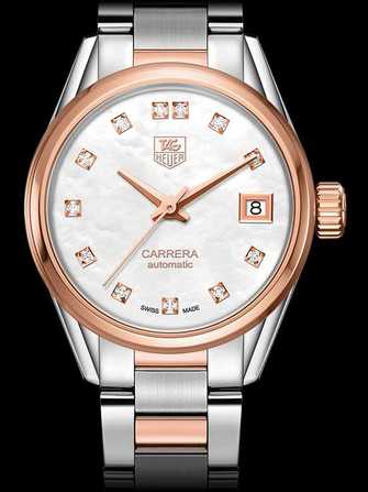 นาฬิกา TAG Heuer Carrera Calibre 9 Automatic Watch Steel & Rose Gold WAR2452.BD0777 - war2452.bd0777-1.jpg - mier