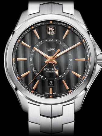 TAG Heuer Link Calibre 7 GMT Automatic Watch WAT201C.BA0951 Watch - wat201c.ba0951-1.jpg - mier