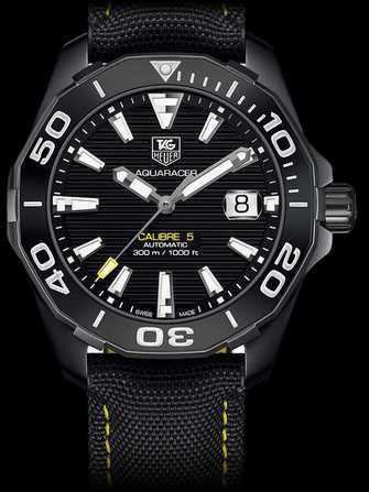 นาฬิกา TAG Heuer Aquaracer 300M Calibre 5 Black Version WAY218A.FC6362 - way218a.fc6362-1.jpg - mier