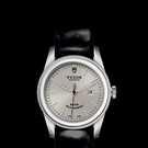 Tudor Glamour 53000 Silver & Black Watch - 53000-silver-black-1.jpg - mier