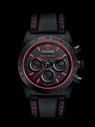 Tudor Fastrider Black Shield 42000CR Leather Watch - 42000cr-leather-1.jpg - mier