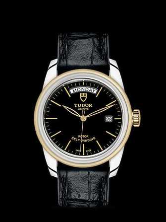 Tudor Glamour 56003 Black Leather 腕時計 - 56003-black-leather-1.jpg - mier